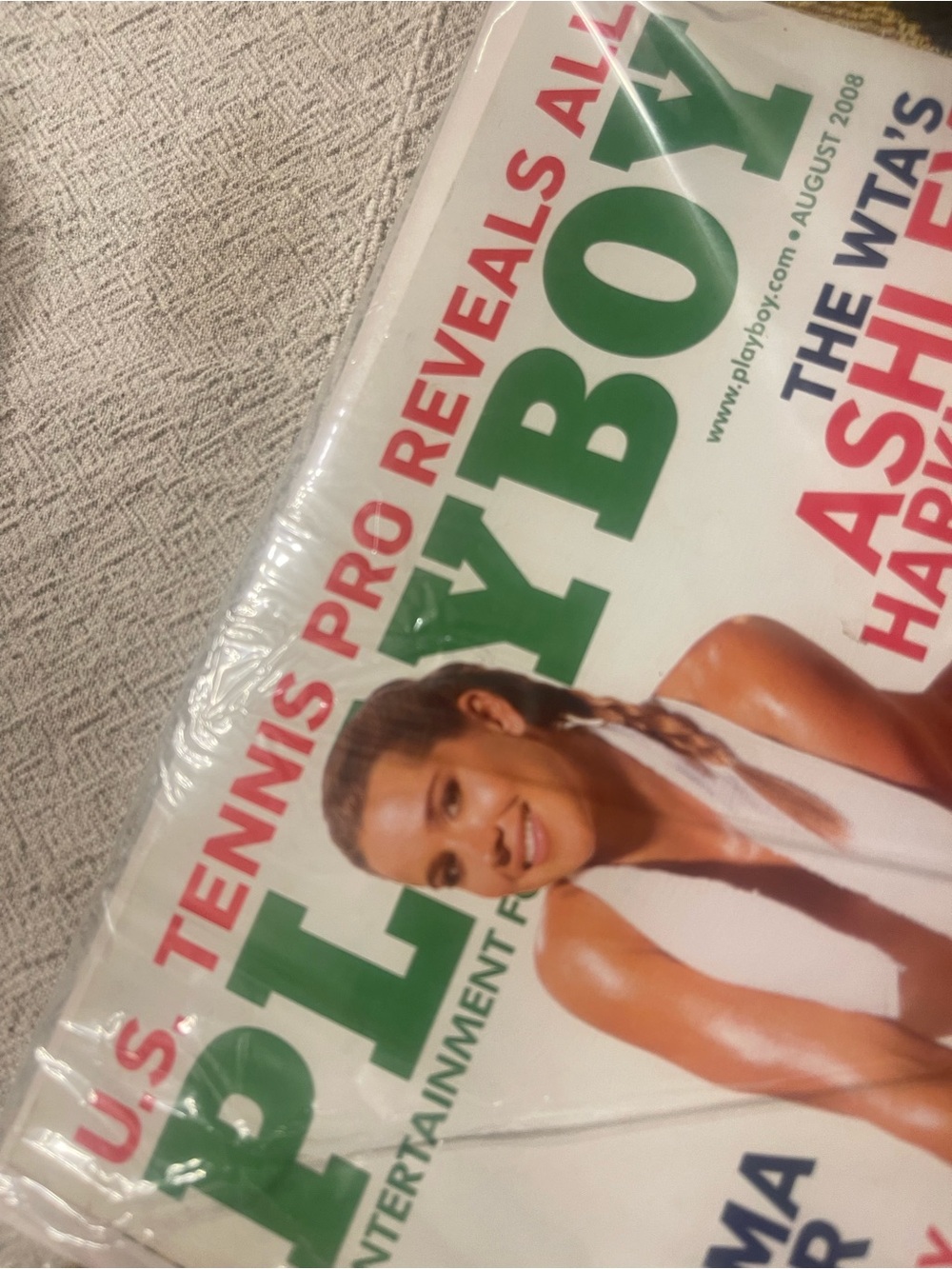 Playboy Magazine August 2008 U.S Tennis Pro Reveals All Ashley Harkleroad